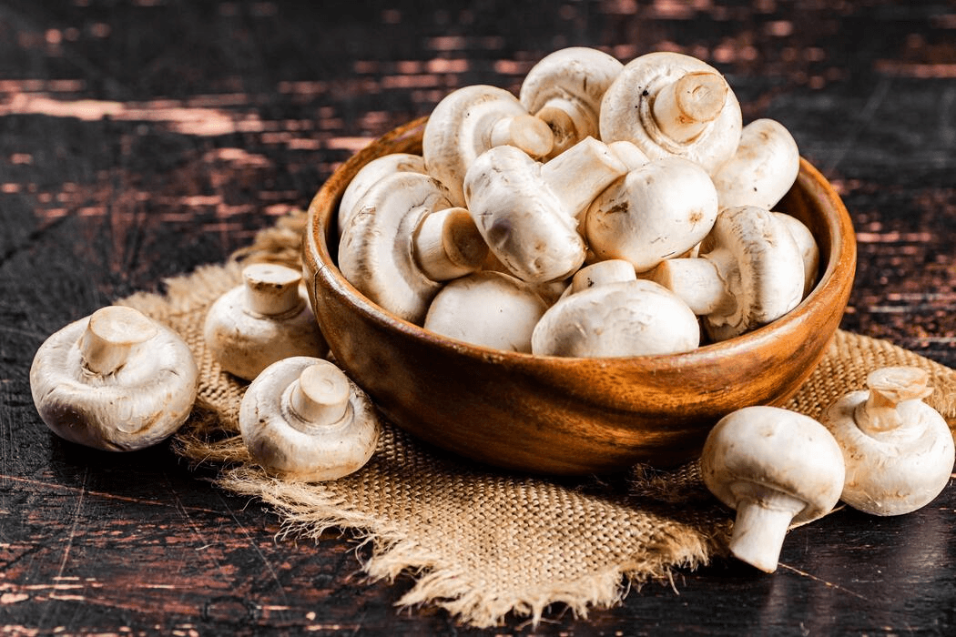 Button mushrooms